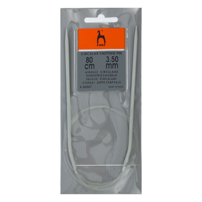 Спицы для вязания, круговые, d=3,5мм, 80см