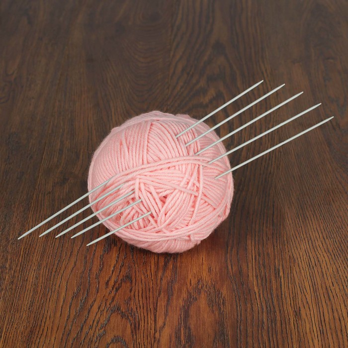 Спицы для вязания чулочные, d=2,5мм, 30см, 5шт