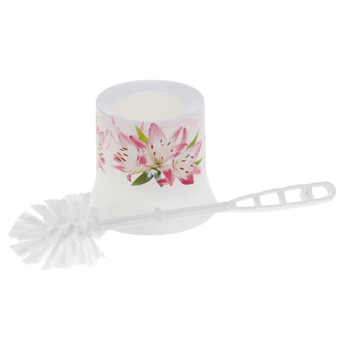 Ерш для унитаза с подставкой "Деко. Лилия"