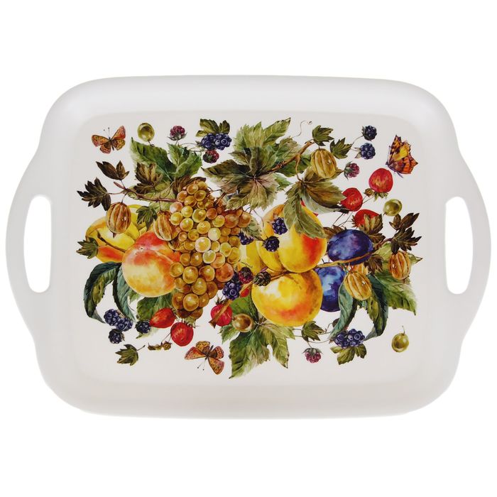 Поднос с рисунком 36х26 см "ДЕКО. Фрукты"