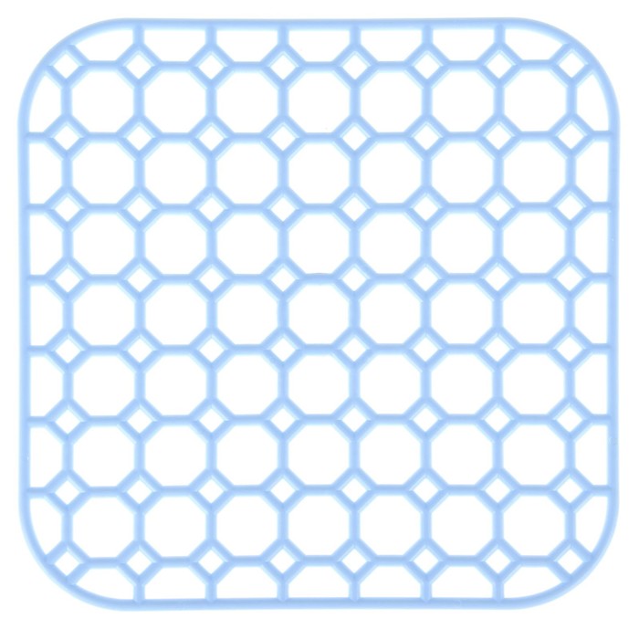 Решетка в раковину 26х26 см "Квадрат", цвет МИКС