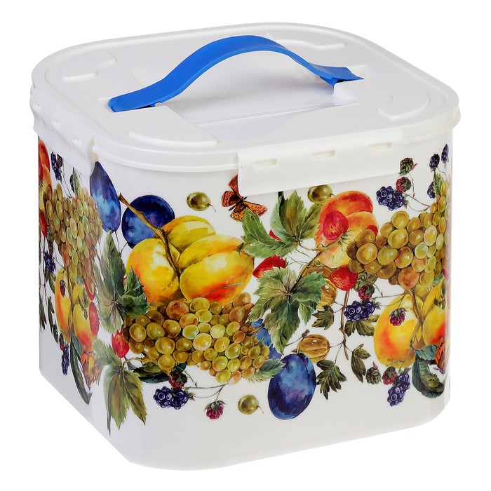Контейнер пищевой 7 л "ДЕКО. Фрукты"