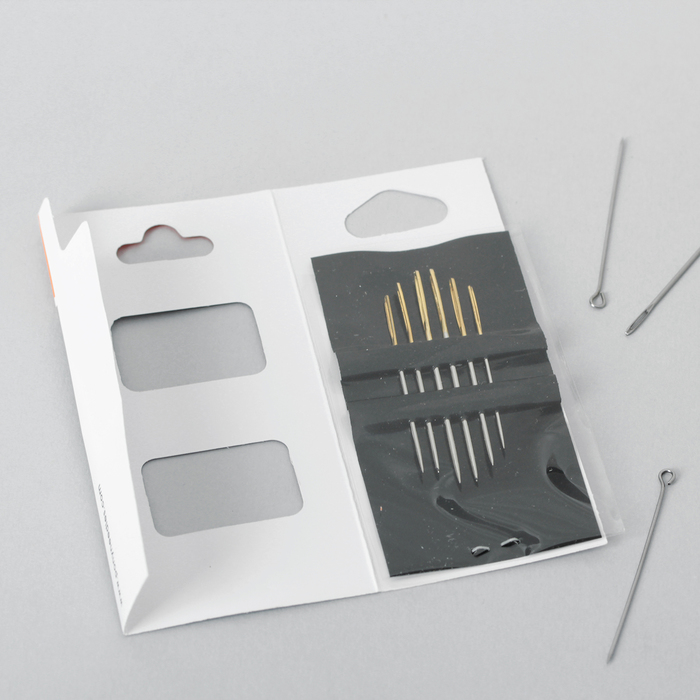 Иглы для синели, глади №18-24, 6шт