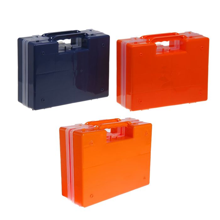 Органайзер для инструментов 27х22х11 см "Двойной", цвет МИКС