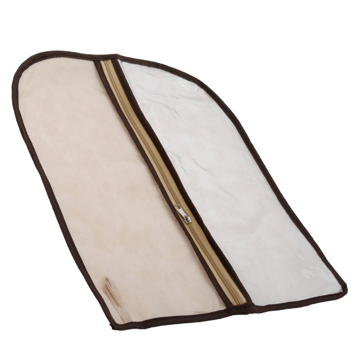 Чехол для обуви полузакрытый 30х35 см, цвет бежевый