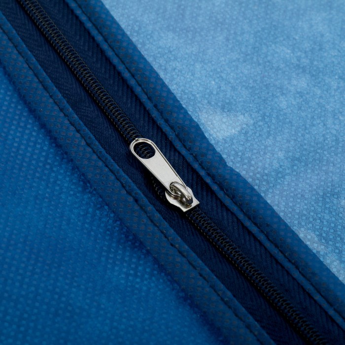 Чехол для обуви полузакрытый 30х35 см, цвет синий