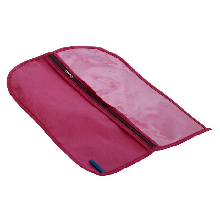 Чехол для обуви полузакрытый 30х35 см, цвет бордо