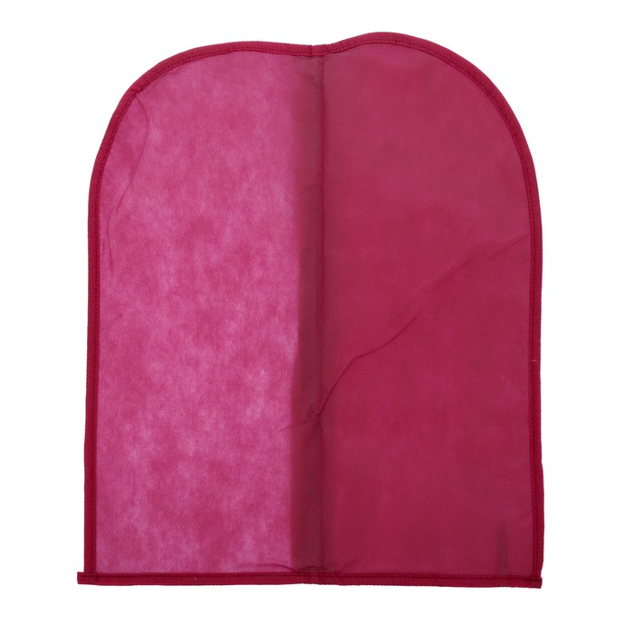 Чехол для обуви полузакрытый 30х35 см, цвет бордо