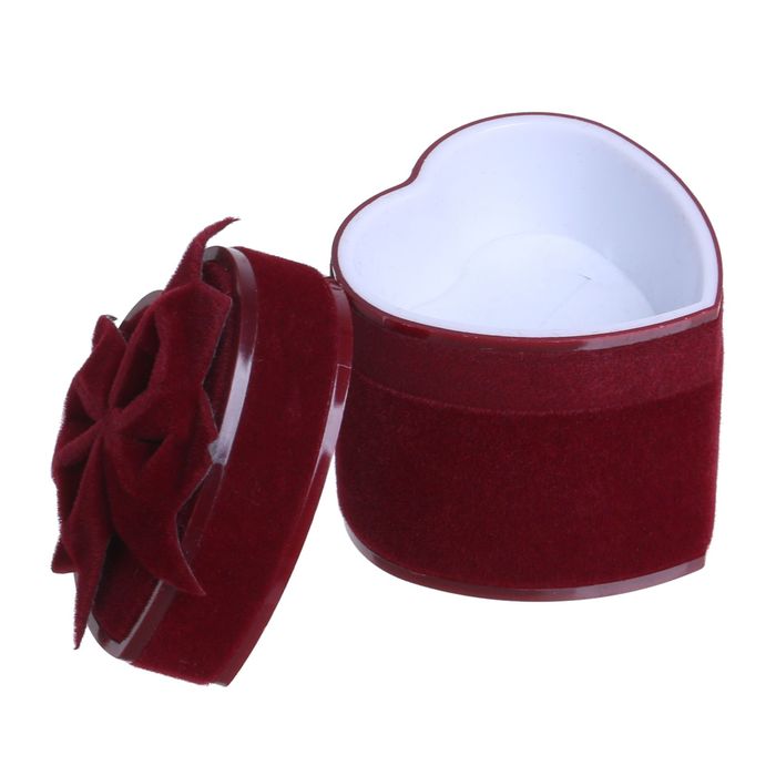 Футляр под кольцо "Дуэт" 4,6*4,6*4,6, цвет МИКС, форма МИКС