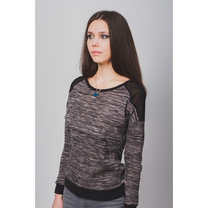 Кулон "Натурель фэшн" круг, цвет синий в золоте, 45см