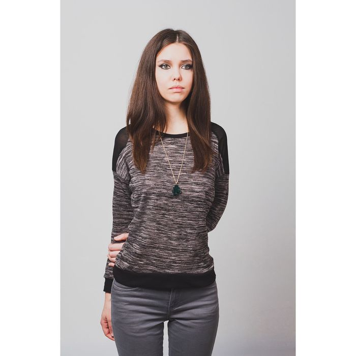 Кулон "Натурель фэшн" треугольник, цвет изумруд в золоте, 70см