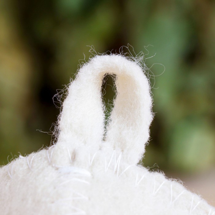 Шапка банная с вышивкой "С лёгким паром!"