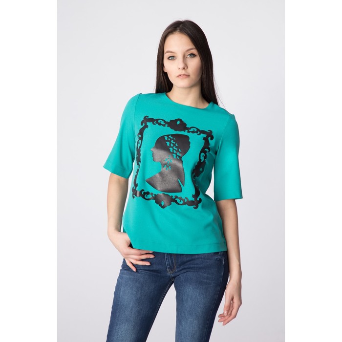 Блузка женская 72045B  цвет мята, размер 48 (XL)