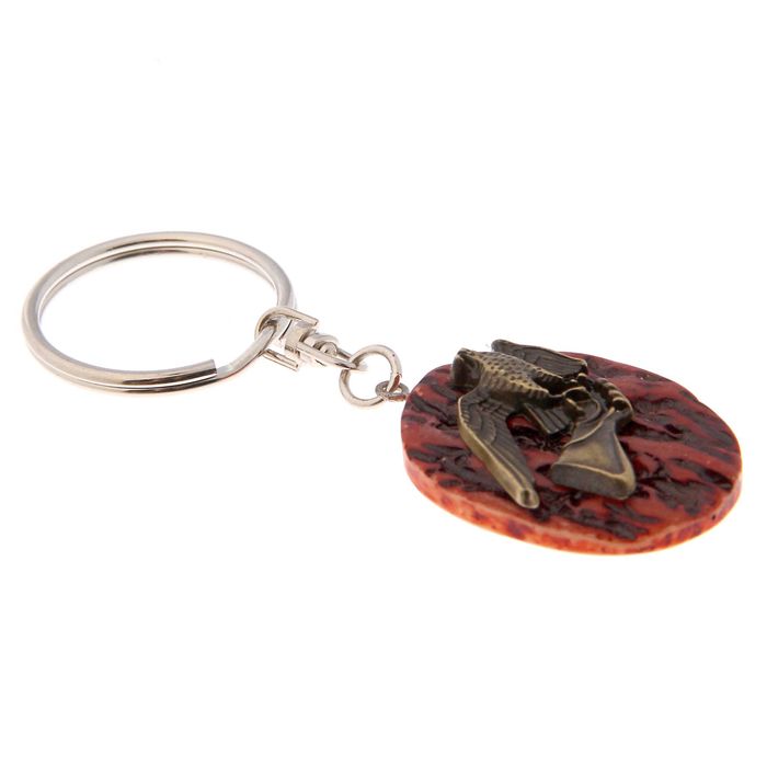 Брелок "Русская охота" сокол 4 х 3 см