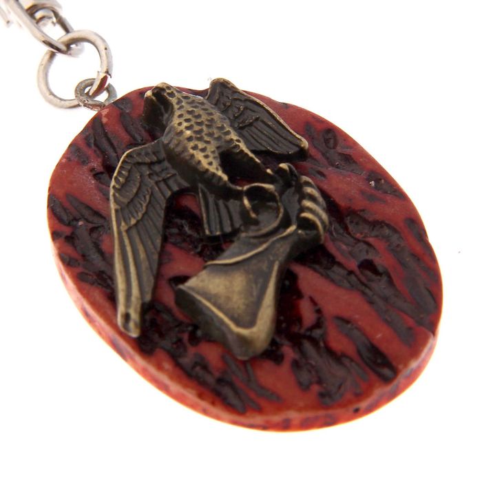 Брелок "Русская охота" сокол 4 х 3 см
