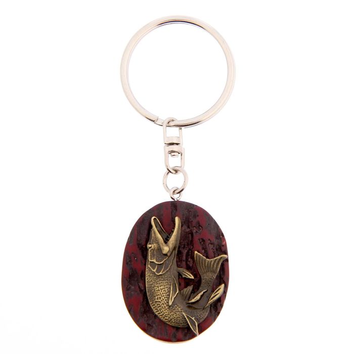 Брелок "Ни хвоста ни чешуи!" щука 4 х 3 см