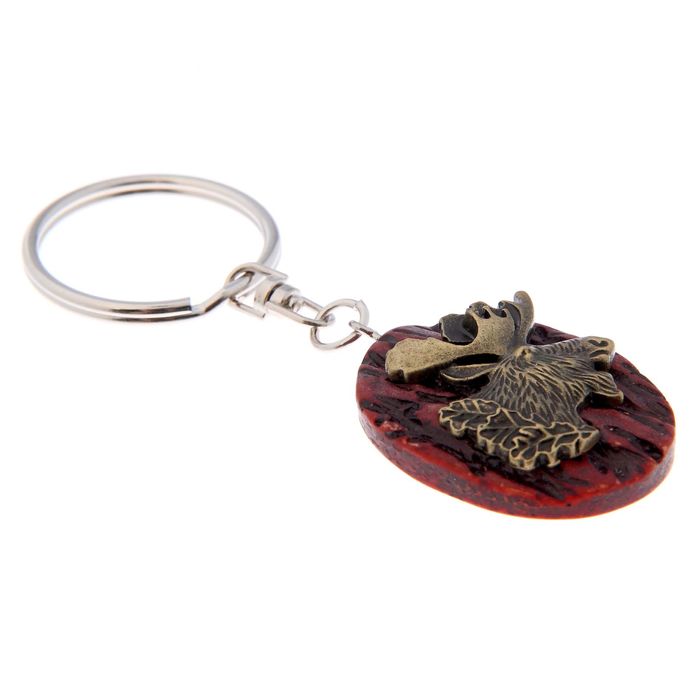 Брелок "Лучший охотник" лось 4 х 3 см