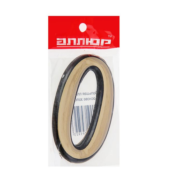 Цифра дверная "0" "АЛЛЮР", большая, пластик, цвет золото