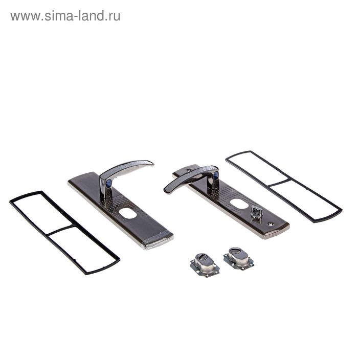 Комплект ручек АЛЛЮР РН-А222-1-R, универсальный, с подсветкой, правый комплект ручек аллюр рн а132 r универсальный для китайских металл дверей правый