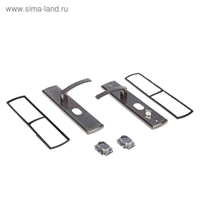 комплект ручек для металлических дверей стандарт рн ст222 l универсальный левая 7836 Комплект ручек СТАНДАРТ РН-СТ222 Y, универсальный, двухсторонний