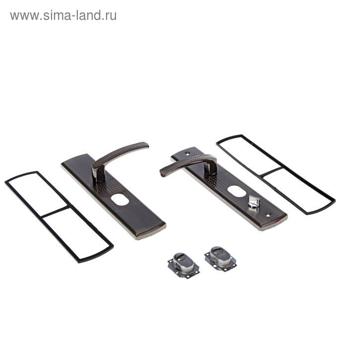 Комплект ручек АЛЛЮР РН-А222-R, универсальный, правый комплект ручек стандарт рн ст217 r правый для китайских металл дверей цвет никель хром 35317