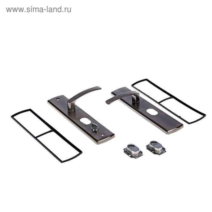 универсальный комплект ручек для металлических дверей аллюр рн а222 r Комплект ручек АЛЛЮР РН-А222-L, универсальный, левый
