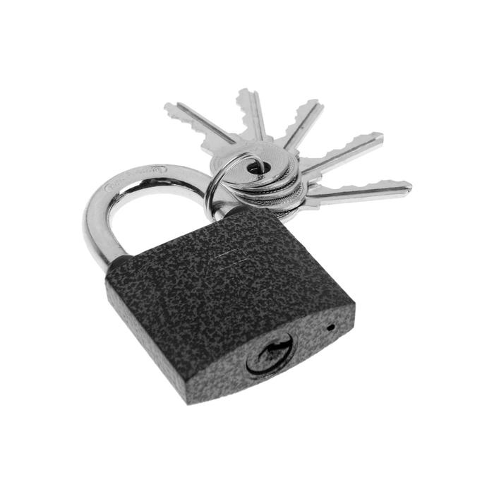 Замок навесной "АЛЛЮР" ВС1Ч-350, дужка d=8 мм, полимер, 5 ключей