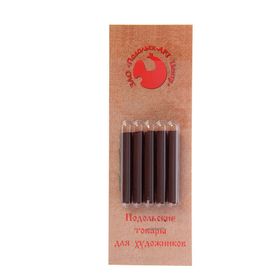 

Сепия, светлая, 5 штук, «Подольские товары для художников», в блистере