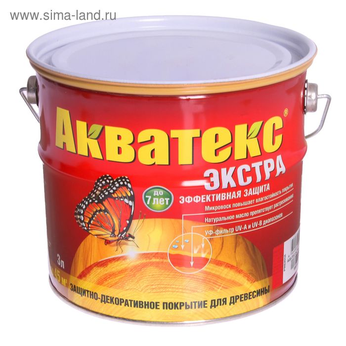 

Защитное текстурное покрытие для древесины, рябина, 3 л