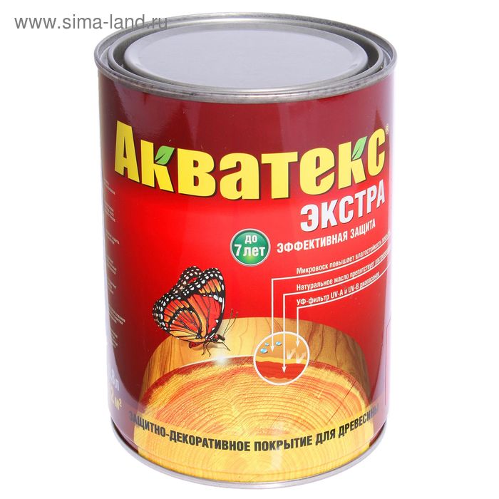 

Защитное текстурное покрытие для древесины, рябина, 0,8 л