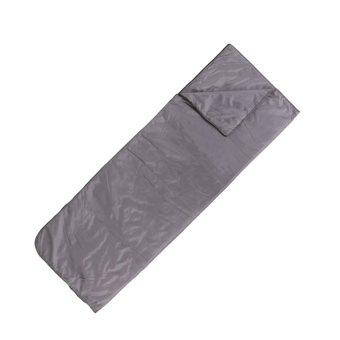 Спальный мешок-одеяло, синтепон 200, 185х70 см, цвет микс
