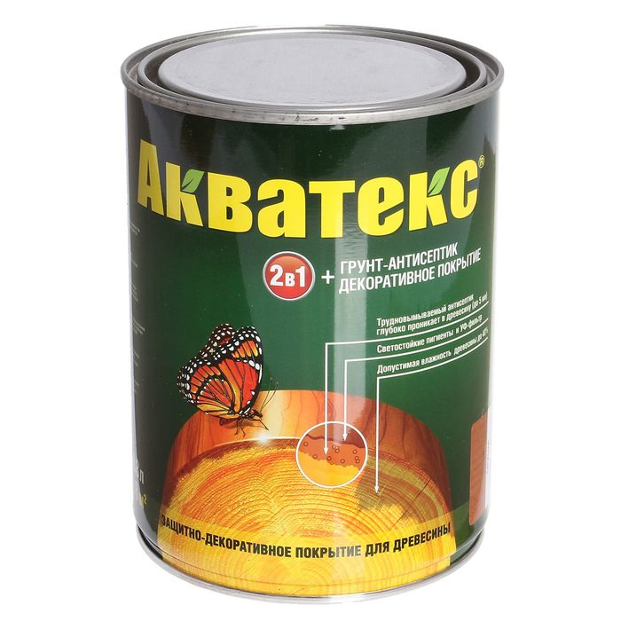 Грунт-антисептик "Акватекс", груша, 0,8 л
