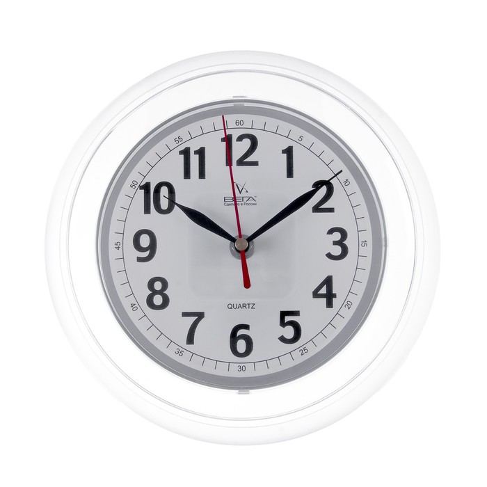 Часы настенные круглые "Классика. Мария", прозрачные