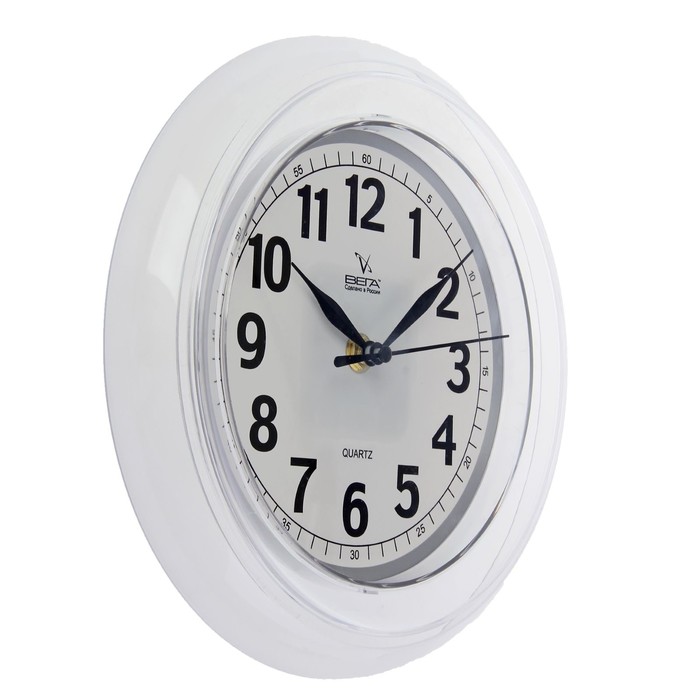 Часы настенные круглые "Классика. Мария", прозрачные