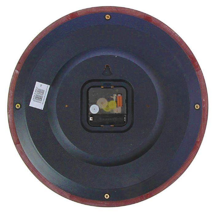 Часы настенные круглые "Чашка кофе", деревянный обод, 30х30см