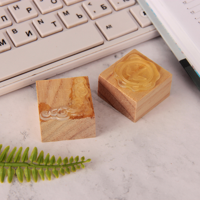 Набор печатей "Сойка" (набор 2 шт) печати 3,3х3,3 см