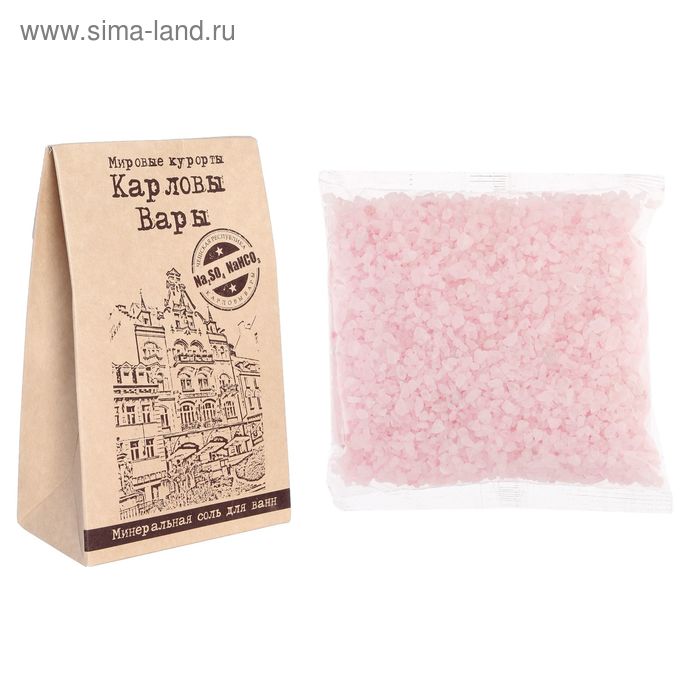 

Соль для ванн "Мировые курорты" "Карловы Вары", в крафт-пакете, 400 г