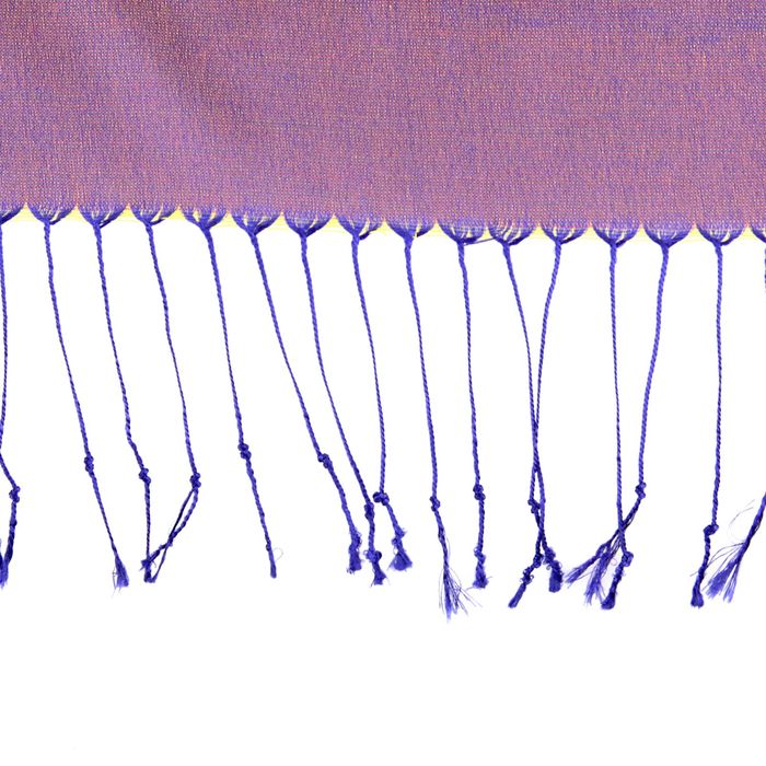 Жаккардовый палантин 70*180 РС3479 цвет сиреневый