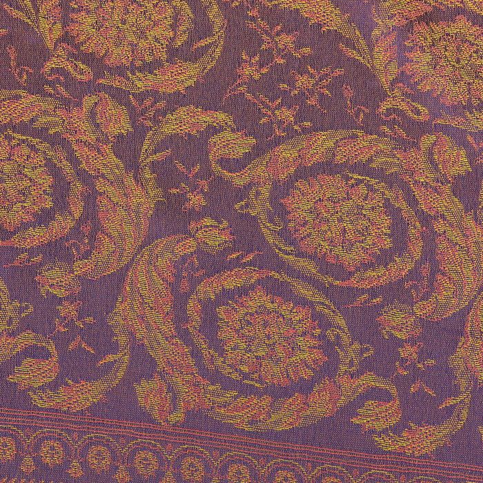 Жаккардовый палантин 70*180 РС3479 цвет сиреневый