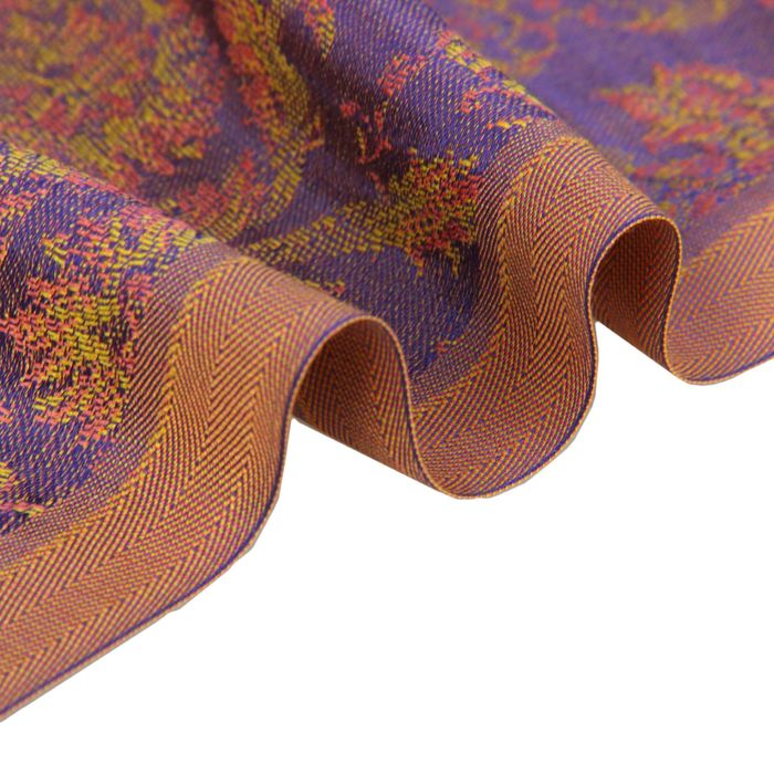 Жаккардовый палантин 70*180 РС3479 цвет сиреневый