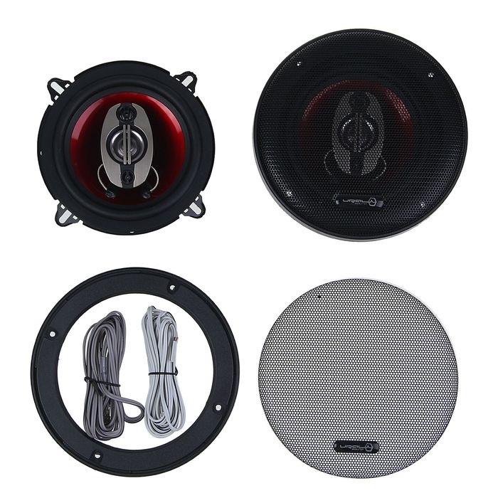 Акустическая система Ural AS-C1347 Red, 13 см, 120 Вт, набор 2 шт.