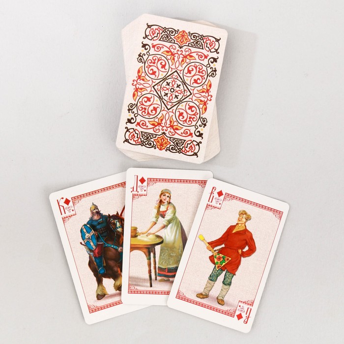 Игральные карты "Символы России", 36 карт