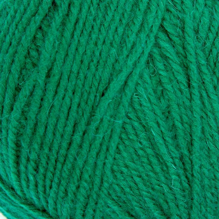 Пряжа "Аврора" 30% шерсть, 70% акрил 220м/100 гр (0753, зеленая бирюза)
