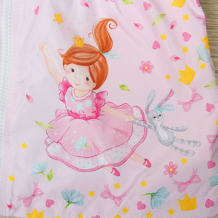 Куртка детская Collorista "Принцесса", рост 86-92 см (28), 1,5-2 года + рюкзак