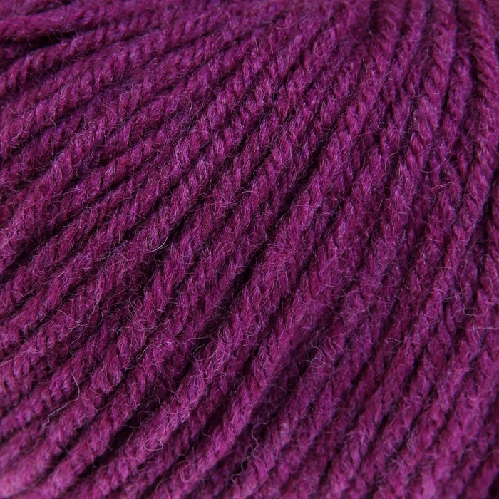 Пряжа "Кроха" 20% шерсть, 80% акрил 135м/50гр  (3880, фуксия)