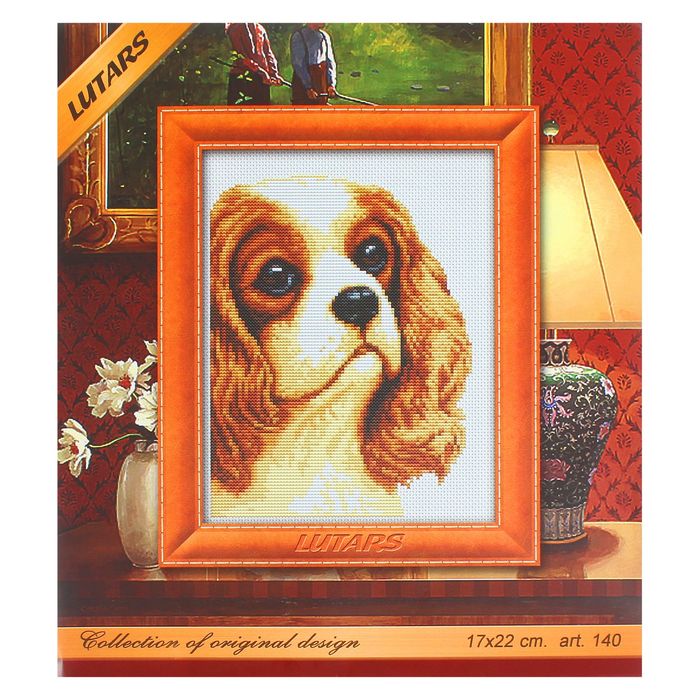 Набор для вышивания "Собака-спаниель"