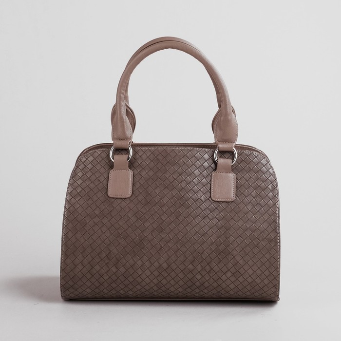 Сумка женская, 1 отдел, 2 наружных кармана, бежевая