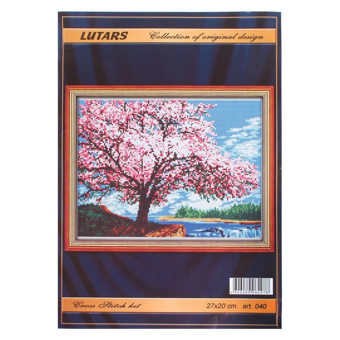 Набор для вышивания "Цветущая яблоня" 27 х 20 см