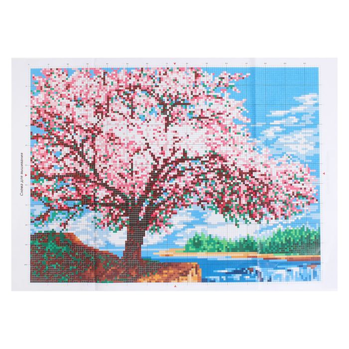 Набор для вышивания "Цветущая яблоня" 27 х 20 см