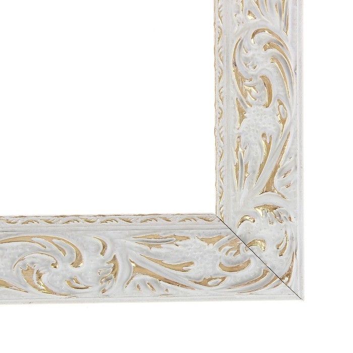 Рама для зеркал и картин 59,4х84,1х4 см, цвет бело-золотой
